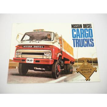 Nissan CK CW Diesel Cargo Truck LKW Prospekt Brochure 1960er Jahre