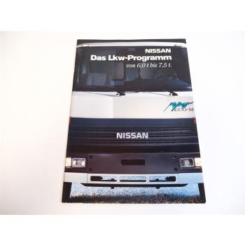 Nissan L60 L75 M75 6,0 7,5t LKW Prospekt 1993