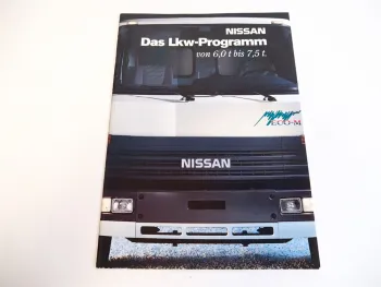 Nissan L60 L75 M75 6,0 7,5t LKW Prospekt 1993