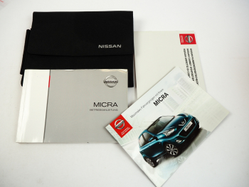 Nissan Micra K13 Betriebsanleitung Bedienungsanleitung Bordmappe 2015