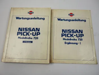Nissan Pick up 720 ab 1983 1984 Werkstatthandbuch Wartungsanleitung 1986