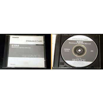 Nissan Primastar X83 original Werkstatthandbuch Reparaturanleitung auf CD 2002