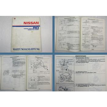Nissan RD Dieselmotor Laurel C32 Werkstatthandbuch 1987
