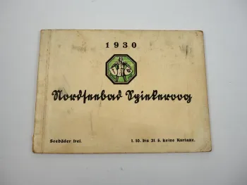Nordseebad Spiekeroog mit Beschreibungen Bildern Karte von 1930