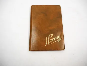 Notizbuch Werbung Hering Ronneburg Sachsen Räder f. Auto & Militärfahrzeuge 1915