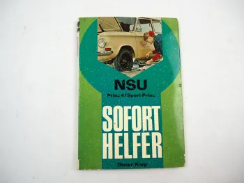 NSU Prinz 4 Sport Soforthelfer Dieter Korp Werkstatthandbuch Reparatur 1968