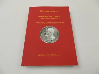 Numismatik Numismetallogica Eberhard Auer Kölner Münzfreunde Buch 2021