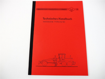 O&K Grader Nivomatik 4 4S 4SC Technisches Handbuch Werkstatthandbuch