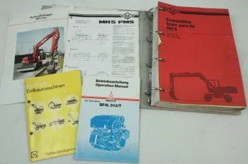 O&K MH5 PMS Hydraulikbagger Ersatzteilliste Ersatzteilkatalog Spare parts List