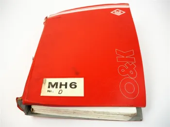 O&K MH6 D Bagger Ersatzteilliste Spare Parts Catalogue Ersatzteilkatalog