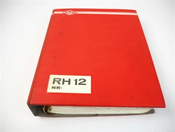 O&K RH12 HD LC Serie D Betriebsanleitung Ersatzteilliste Schaltpläne 1985