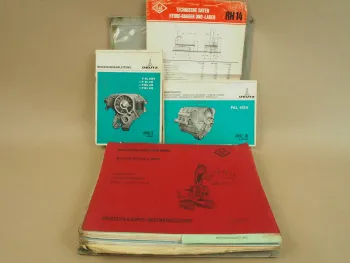 O&K RH14 Bagger Bedienung Wartung Schaltpäne Ersatzteilkatalog 1969