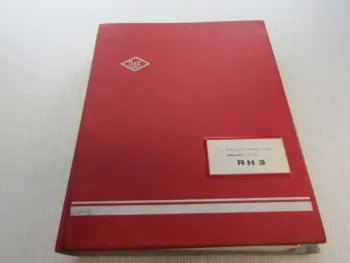 O&K RH3 Bagger Betriebsanleitung Bedienung Schaltpläne Ersatzteilliste ca 1970
