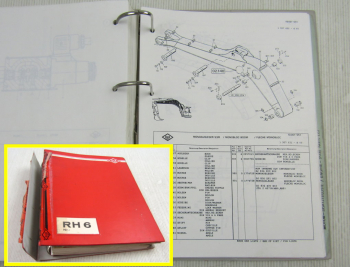 O&K RH6 PMS Hydraulikbagger Ersatzteilliste Spare Parts List ca. 1986 / 1989