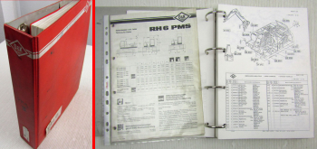 O&K RH6 PMS Hydraulikbagger Motor Ersatzteilkatalog Spare Parts List 1986