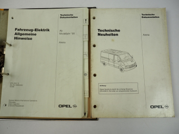 Opel Arena Technische Dokumentation Elektrik Schaltpläne 1998 Werkstatthandbuch