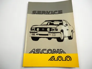 Opel Ascona 400 Wartung Instandsetzung Werkstatthandbuch Service Manual 1979