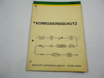 Opel Ascona C Manta B Rekord E Commodore C Senator Monza Korrosionsschutz 1982