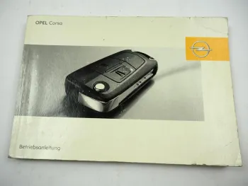 Opel Corsa D Betriebsanleitung Bedienungsanleitung Fahrerhandbuch 8 / 2007