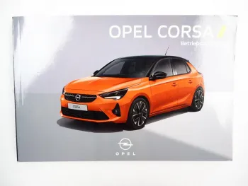 Opel Corsa F Corsa-e Betriebsanleitung Bedienungsanleitung 7/2022 Bordbuch