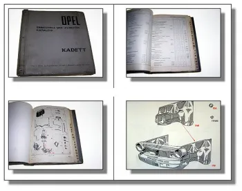 Opel Kadett A Teilekatalog Ersatzteilliste Ersatzteilkatalog 1963 / 1973