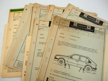 Opel Kadett D Technische Information 1979 - 1982 Werkstatthandbuch