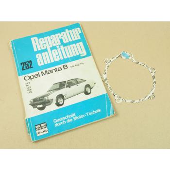 Opel Manta B ab August 1975 Reparaturanleitung Werkstatthandbuch Dichtung