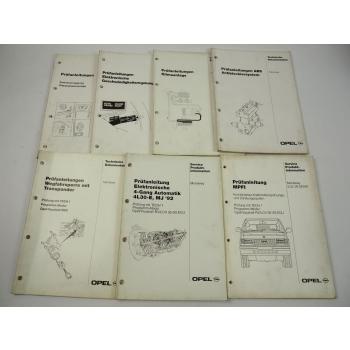 Opel Monterey ab 1992 7 Prüfanleitungen Fehlersuche Werkstatthandbuch