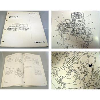 Opel Movano Technische Neuheiten Modelljahr 1999 Werkstatthandbuch