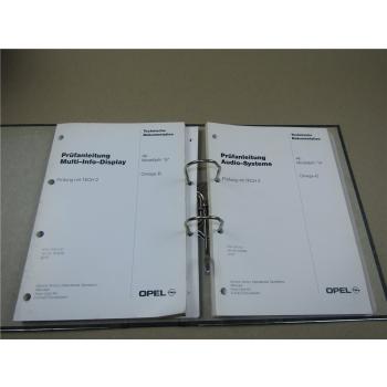 Opel Omega B Prüfanleitung Multi Info Display Audio Systeme ab 1997