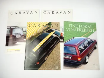 Opel Omega Kadett Caravan 4x Prospekt 1989/90
