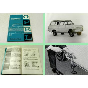 Opel Rekord A Betriebsanleitung Bedienungsanleitung & Wartung 1964