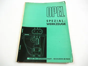 Opel Spezialwerkzeuge Rekord Blitz Kapitän Admiral Diplomat Olympia Commodore Kadett