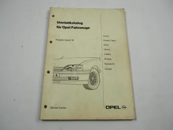 Opel Umrüstkatalog 1992 Kadett E Cabrio Astra F Vectra A Calibra Omega Senator B