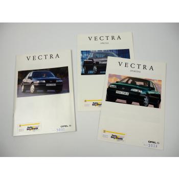 Opel Vectra A Limousine Sportive Special 3x Prospekt 1993