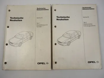 Opel Vectra B Technische Neuheiten Werkstatthandbuch 1995