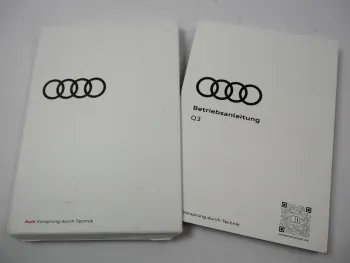 Orig. Audi Q3 Typ FJ Betriebsanleitung 8/2025 Bordbuch Bedienungsanleitung
