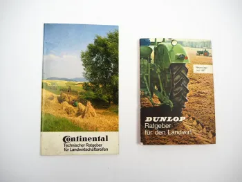 Orig. Dunlop Continental Ratgeber Reifen für Schlepper Landwirtschaft 1960/70er
