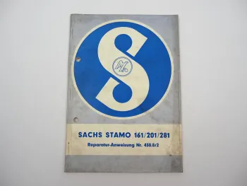 Orig. Fichtel & Sachs Stamo Motor 161 201 281 Werkstatthandbuch Reparatur 1964