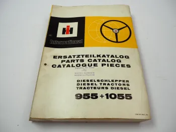 orig IHC 955 1055 Traktor Ersatzteilkatalog Ersatzteilliste Spare Parts 1981
