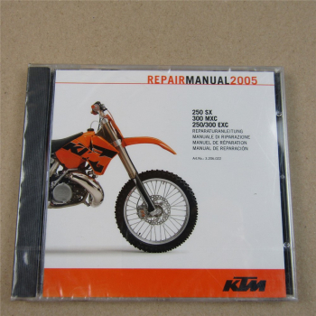 orig. KTM 250 300 SX MXC EXC 2005 Reparaturanleitung Motor Bedienungsanleitung