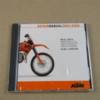orig. KTM 85 105 SX 2004 - 2006 Reparaturanleitung Werkstatthandbuch CD