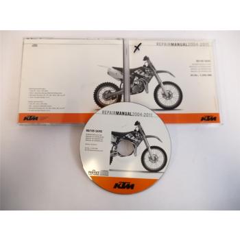 orig. KTM 85 105 SX / XC 2004 - 2011 Reparaturanleitung Werkstatthandbuch CD
