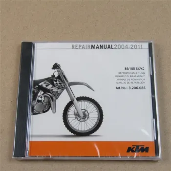 orig. KTM 85 105 SX / XC 2004 - 2011 Reparaturanleitung Werkstatthandbuch CD