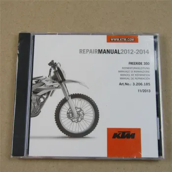 orig KTM Freeride 350 2012-2014 Reparaturanleitung Werkstatthandbuch CD