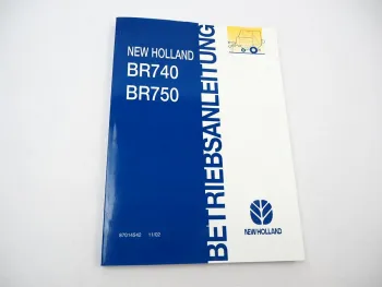 Orig. New Holland BR740 BR750 Rundballenpresse Betriebsanleitung Bedienung 2002