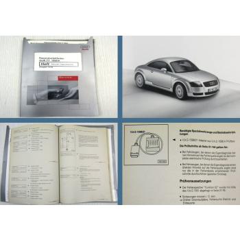orig. Reparaturanleitung Audi TT 8N ab 1999 Fahrwerk Eigendiagnose