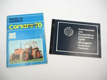 Orig. Same Corsaro 70 Synchro Traktor Betriebsanleitung Bedienung Wartung 1978