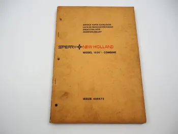 Orig. Sperry New Holland 1530 Combine Mähdrescher Ersatzteilliste Parts List 1974