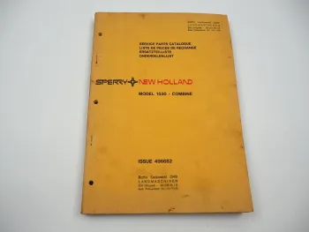 Orig. Sperry New Holland Clayson 1530 Combine Parts List Ersatzteilliste 1975